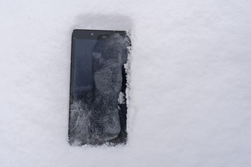 frozen phone