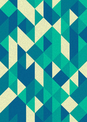 Pattern with random colored Diamonds Generative Art background illustration