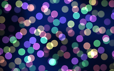  colored bokeh lights