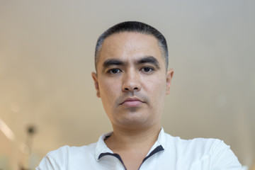 Fototapeta premium portrait, face of a young handsome guy