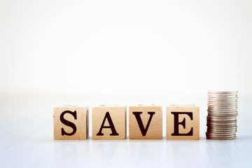 saving concept: Save money for success in the future