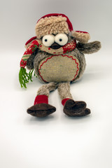 a sitting owl Christmas decoration