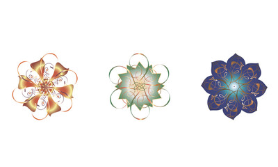 Vintage rozet Set 30121225