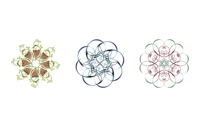 Vintage rozet Set 30121236