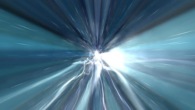 Abstract Explosive Cyberspace Animation Background, Loop, 4k