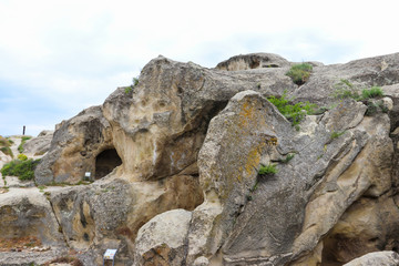 Old cave city Uplistsikhe in Caucasus mountains, Georgia