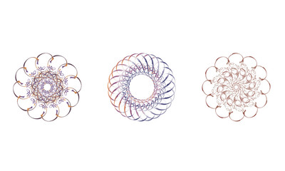 Vintage rozet Set 30121244