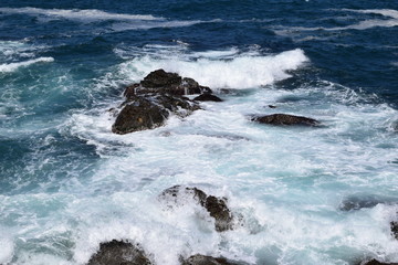 庄内浜の荒波 日本海