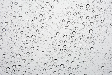 Water drops or Blue water bubbles