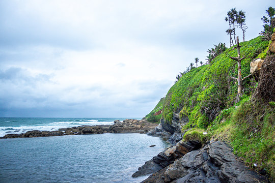 Overlooking the Indian Ocean from Chaka's Rock Tidal Pool in Ballito, South Africa