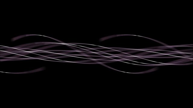 Intertwined Technology Fibers Animation Background, Loop, 4k