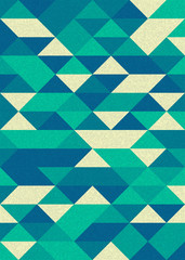 Pattern with random colored Diamonds Generative Art background illustration