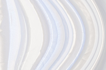 White cloth abstract background with smooth waves