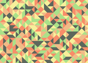 Pattern with random colored Diamonds Generative Art background illustration