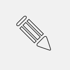 pencil icon vector for web and graphic design