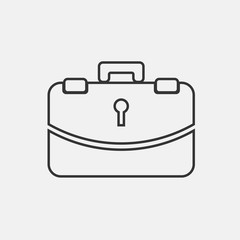 security bag icon vector for web and graphic design