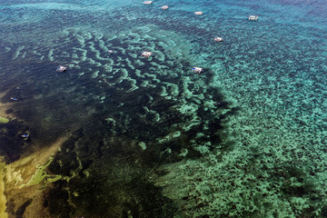 Aerial view of Scuba Diving island - Malapascua, Daanbantayan, Philippines
