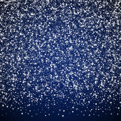 Obraz premium Amazing falling stars Christmas background. Subtle
