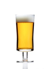 Glass of beer - studio shot