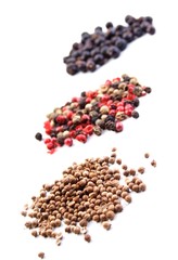 Herbs on white background  - studio shot