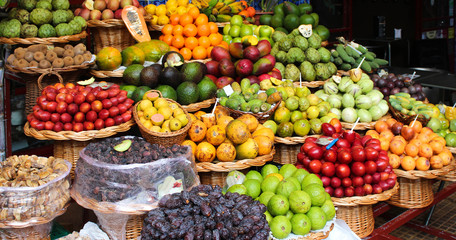 Fruits exotiques - Funchal / madère (Mercado dos Lavradores)	