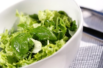 Close up of spring salad