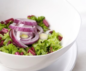 Close up of spring salad