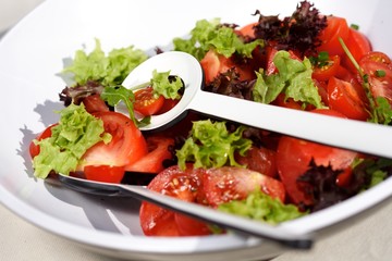 Close up of tomatoes in bowl