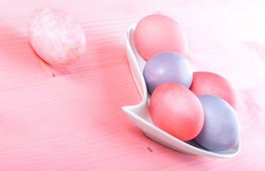 Studio shot of easter eggs