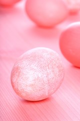 Studio shot of easter eggs