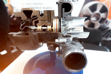 Sectional vacuum pump. Visual material