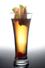 Apple juice - studio shot
