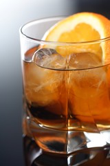 Close up of drink- studio shot