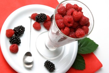 Raspberry dessert