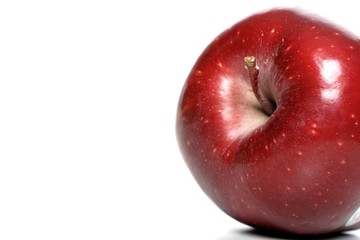 Close up of red apple