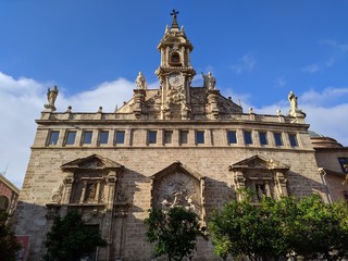 Church Sant Joan del Mercat in Valencia Spain