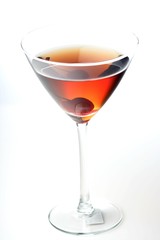 Drink in matrini glass