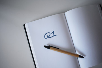 pen and paper quarter one