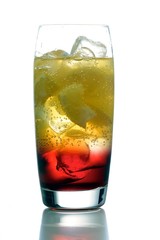 Close up of drink - studio shot