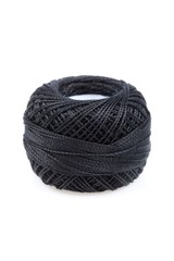 Ball of string on white background