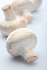 Close up of button mushrooms