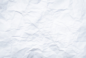 Wrinkled white paper for backgrounds and copy areas