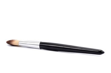 Makeup brush isolated on white background.