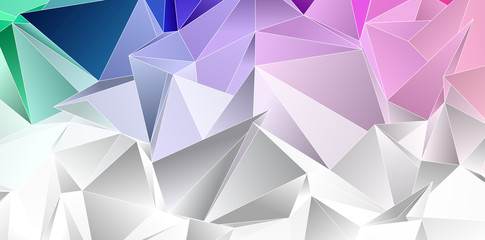 Fototapeta premium Abstract Low-Poly background. triangulated texture. Design 3d. Polygonal geometrical pattern. Triangular modern style