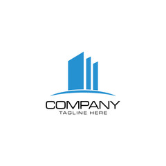 Building Construction Real Estate Logo Template Vector Icon