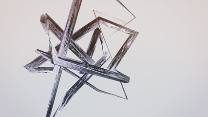 Abstract Art • DYSTOPISCHE ÄSTHETIK“ [N°004] • Fraktale Grafik Serie ⁞ 3D Illustration