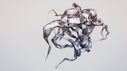 Abstract Art • DYSTOPISCHE ÄSTHETIK“ [N°017] • Fraktale Grafik Serie ⁞ 3D Illustration