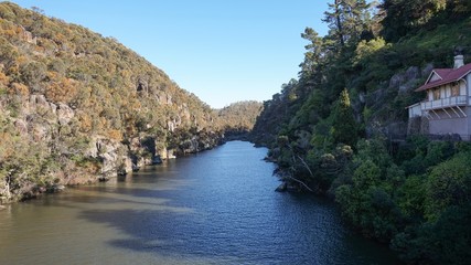 Fototapeta premium The Cataract Gorge Reserve in Launceston, Tasmania, Australia