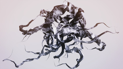 Abstract Art • DYSTOPISCHE ÄSTHETIK“ [N°056] • Fraktale Grafik Serie ⁞ 3D Illustration