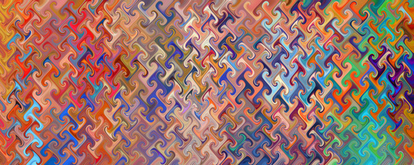 abstract digital colorful mosaic background